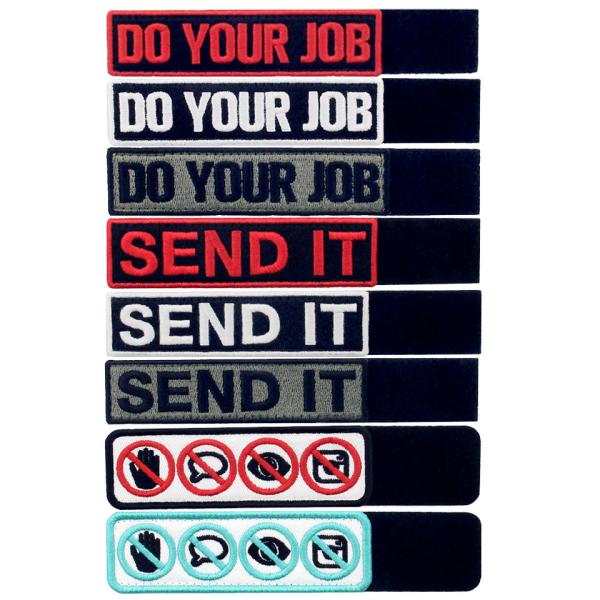 Buy Clothing Garment Embroidery Custom Embroider Patch Hook and Loop Patch at wholesale prices