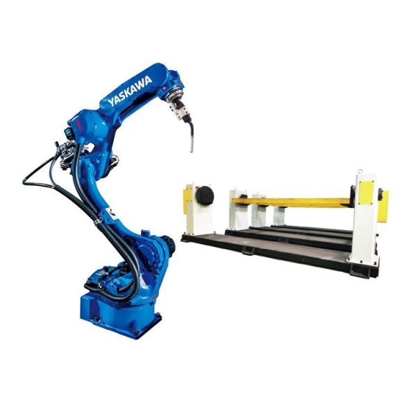 Yaskawa AR1440 Welding Robotic Arm With CNGBS Robot Welding Positioner For