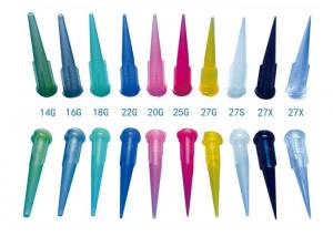 China LK Screw Mouth TT Oblique Plastic Glue Dispensing Needles Double Threaded on sale