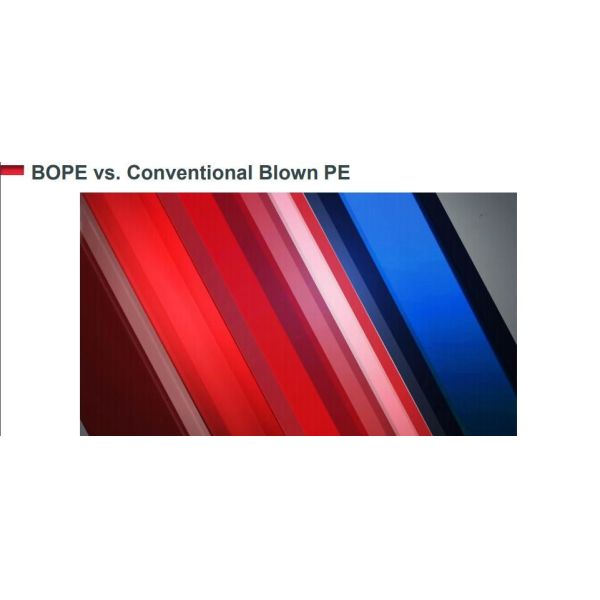 Biaxially Oriented Polyethylene BOPE Films Replace BOPA In Liquid Stand-Up Pouch HD-BOPE LD-BOPE LLDPE For BOPE Films