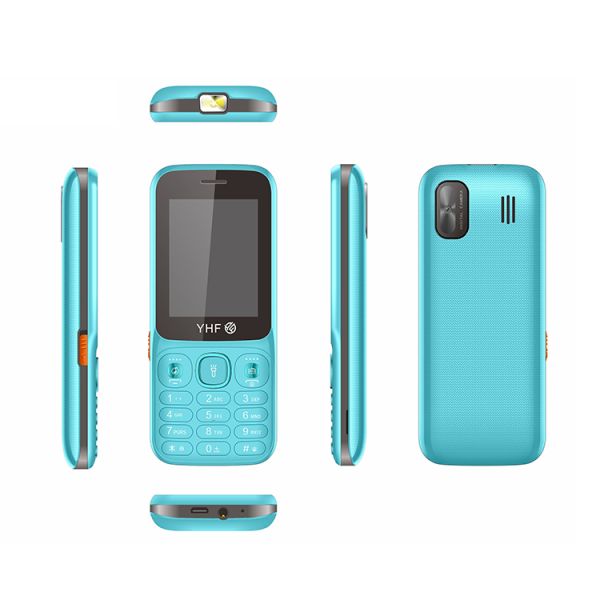 2.4 Inch BT FM Cell Phone Big LED Keypad Mobile Phone Dual Sim