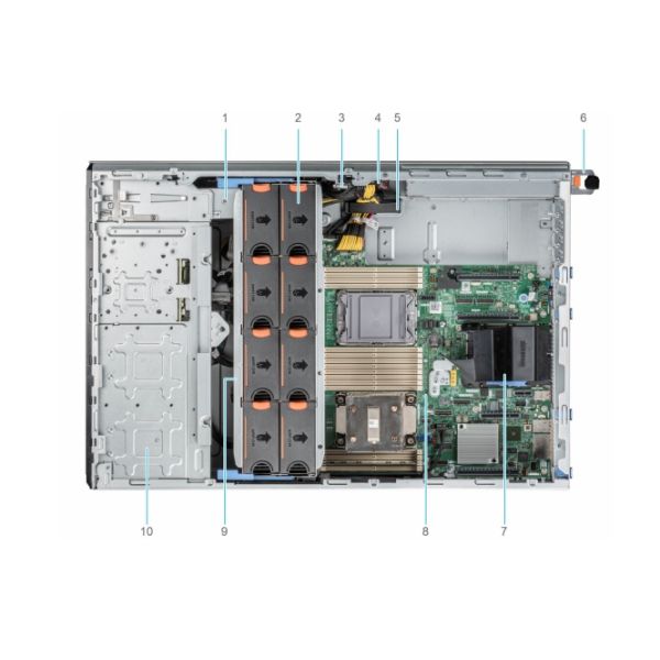 Dell PowerEdge T550 Tower Server with 16 DDR4 DIMM Slots
