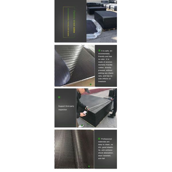 E-PURCHASING Equestrian Rubber Stable Barn Flooring Mat 12mm Thickness 17mm Thickness