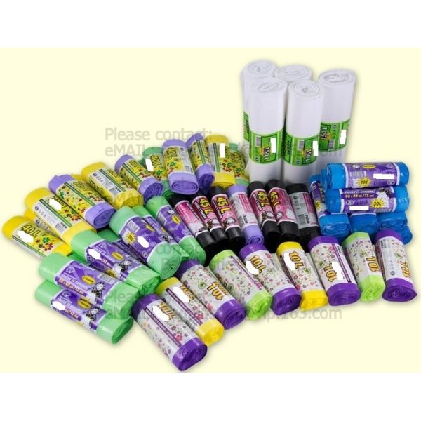 Biodegradable Compostable Bathroom 15 Liter Lavender Scented Mini Wastebasket Can Liners for Home Office Bins, 200 count