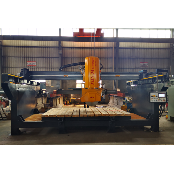 Bridge cutting machine front view