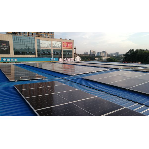 Commercial Distributed Rooftop Solar System-Gas Station