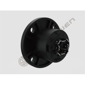 Quick Lock Rugged Durable 8 Pore 8 Pin Male Socket Chassis Industrial Electronic