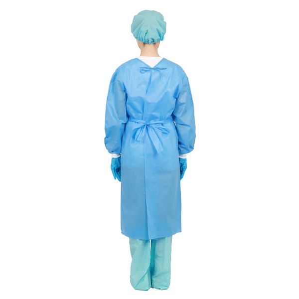 S-5XL Plus Size Disposable Isolation Gowns In Stock EN14126 standard
