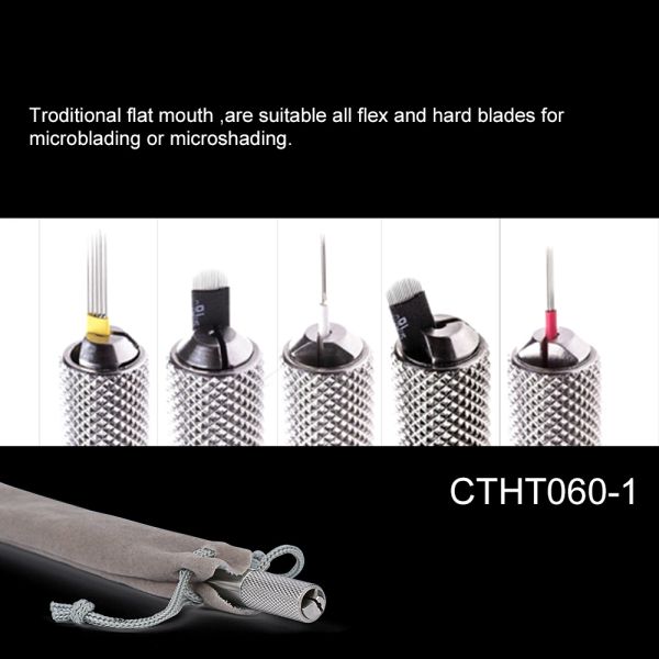 Multifunction SS Autoclave Universal Microblading Manual Holder for PMU Or Tattoo WIth Bevel Blade