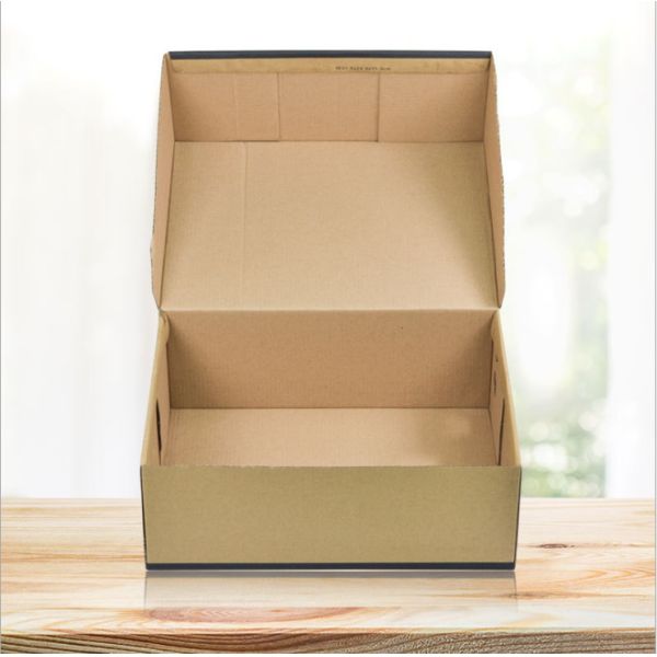 Luxury Corrugated Shoe Boxes With Custom Logo CE FSC IOS9001 Approval