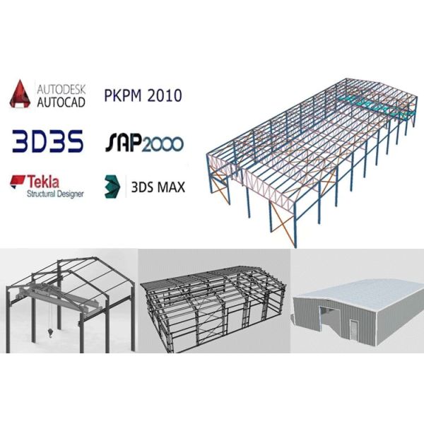 Low Costs Prefab Workshop Steel Structure Buildings Steel Truss Main Frame