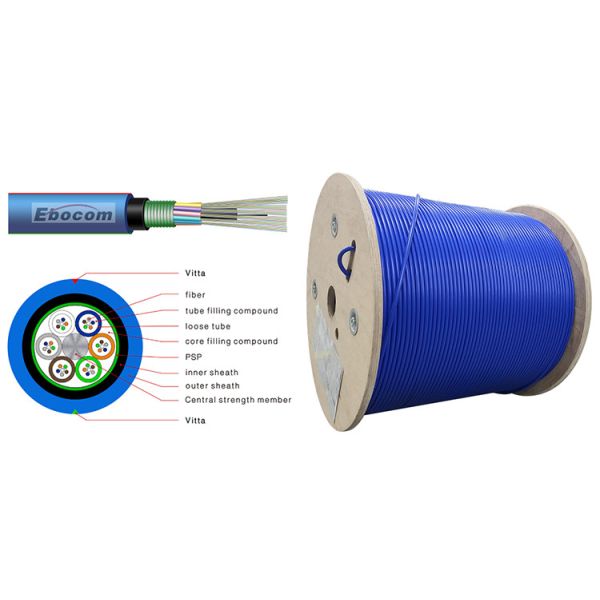 MGTSV Flame Retardant Mining Cable G652D 96 core Outdoor Armoured Communication