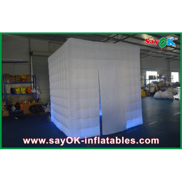 Inflatable Photo Booth Rental Cube Giant Portable Lighted Photo Booth Inflatable With Leds