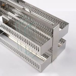 Histology Tissue Slide Glass Staining Jar Staining Rack Pathology microscope