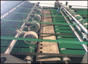 China Jumbo Paper Roll Sheet Cutting Machine 1800mm Paper Roll Cutting Machine on sale