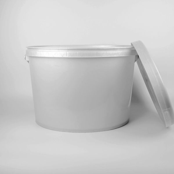20L 5 Gallon Oval Plastic Bucket with Lid and Custom Screen Printing