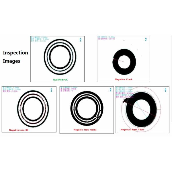 O Ring Quality Inspection Machine Convey With Glass Vibrating Plate