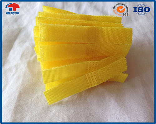 Precut Pieces Squares Dots And Coins hook loop cable ties Simple Straps Custom