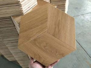 China Oak Hexagonal Parquet Flooring, Oak Hexagon Engineered Wood Flooring, Elegant Designs on sale