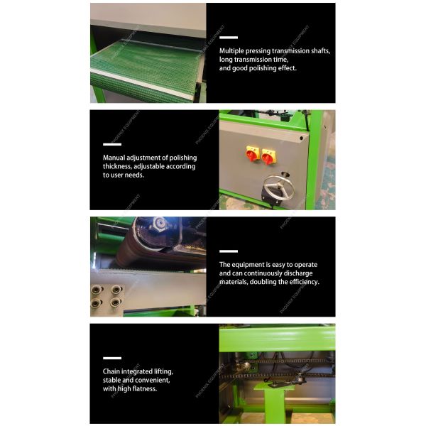 Customizable Small Material Single Sided Polishing Sanding Machine NO Variable Speed