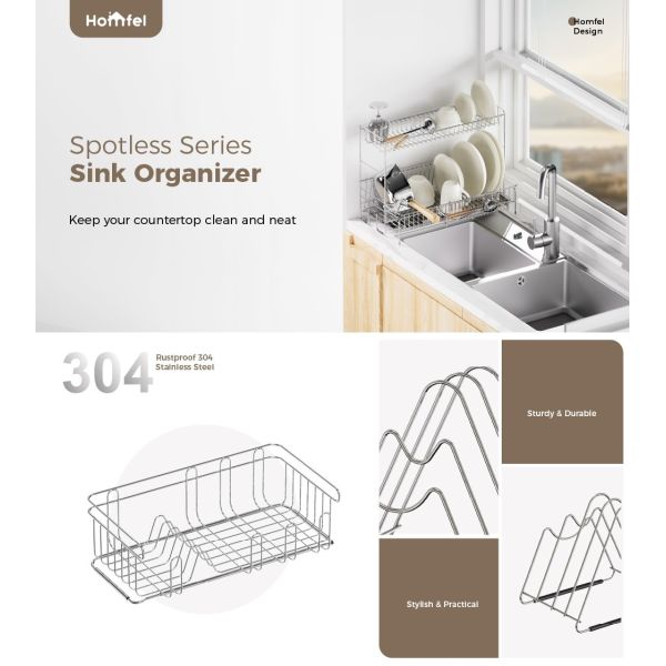 Foldable Silver Dish Rack With Compact Space Saving Design Durable Iron Construction