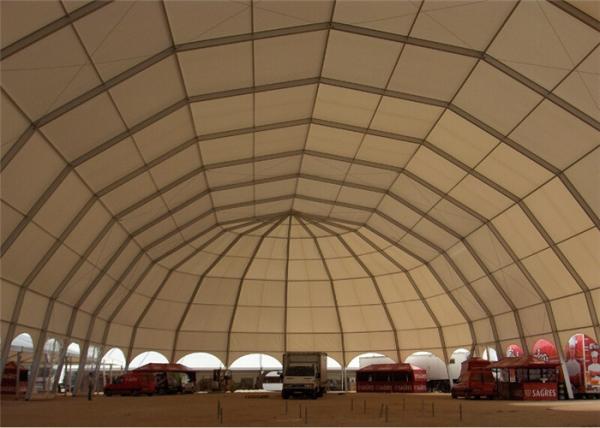 Buy 20m Diameter Waterproof Industry Business Clearspan Structure Polygon Shelter at wholesale prices