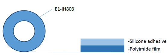 2mil ESD PI Masking Polyimide Heat Resistant Tape For Printed Circuit Boards