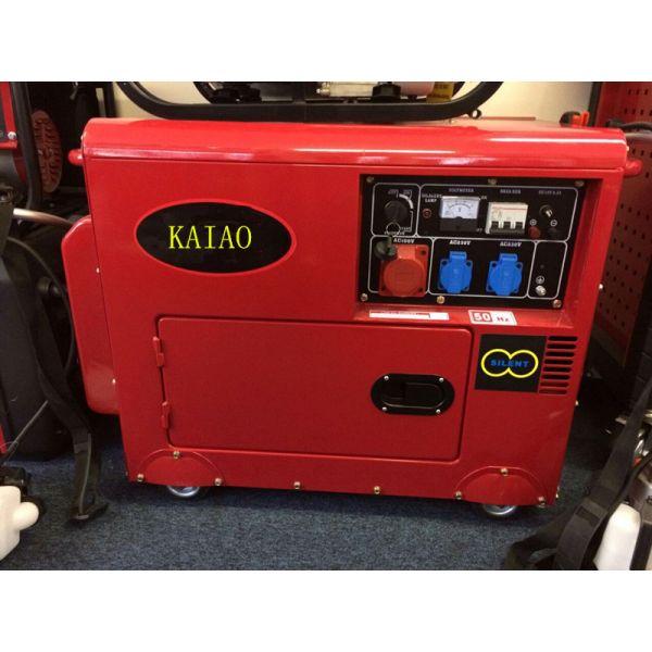 Industrial 8KVA AC Three Phase Small Diesel Generators With Heat Exchange