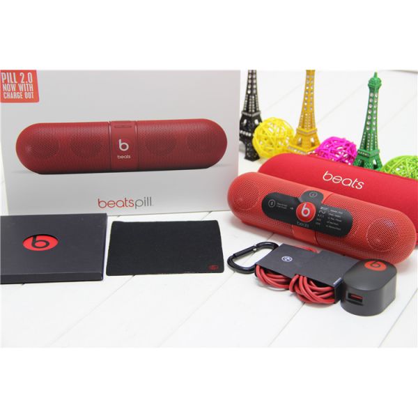 New Beats Pill 2.0 Red Portable Bluetooth Speaker with Built-in Mic Beats New Pill 2.0 from china supplier