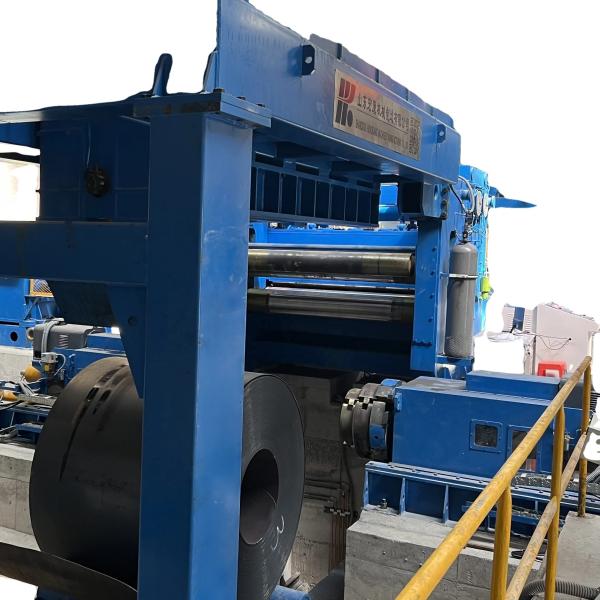 Buy Automatic Steel Coil Slitting Line Uncoiling Leveling Shearing Machine with Competitive at wholesale prices