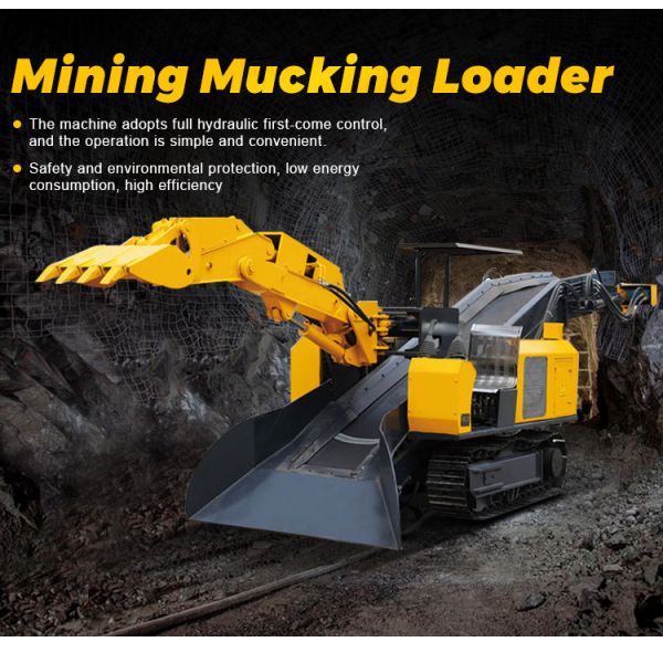 CE Underground Crawler Mucking Loader In Mining Multiple Functions