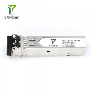 Quality SFP-SX 1.25G Dual 850nm 550m LC Connector sfp module multimode cisco huawei compatible for sale