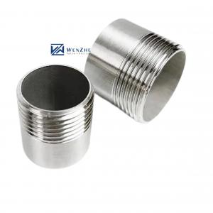 China General SS304/316 Thread Nipple for Homebrew Hardware NPT/BSPP/BSPT G Threaded 3 Inches on sale