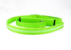 Quality 120cm Dog Collars And Leashes / Light Up Dog Leash Weight 200g Abrasion Resistant for sale