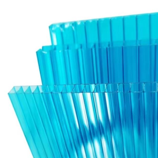 Buy Transparent Polycarbonate Sheet Virgin Polycarbonate Twinwall Sheet For Building Material at wholesale prices