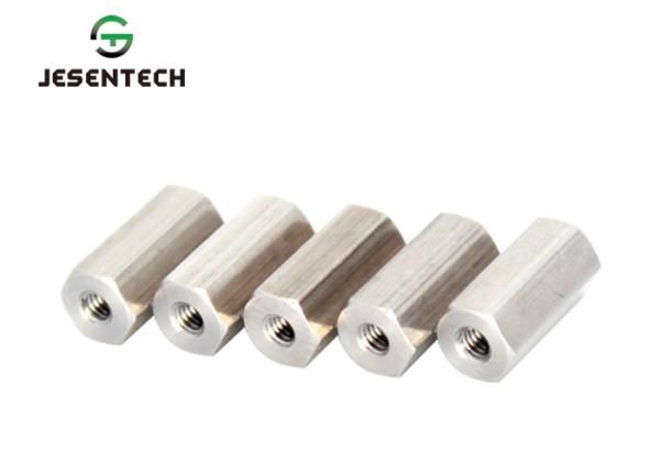 Buy High Precision Internal Threaded Hex Post , OEM / ODM CNC Machining Fasteners at wholesale prices