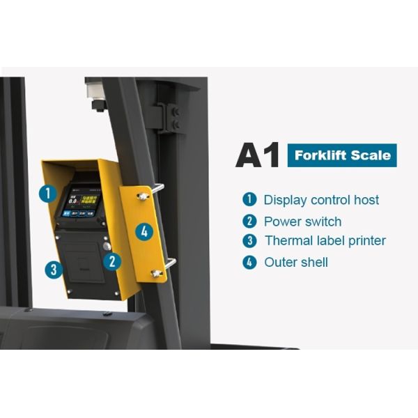 Customized Digital Forklift Scales with 50-5000kg Load Capacity 12-36V Working Voltage and 3.5 Inch Non-Touch Screen