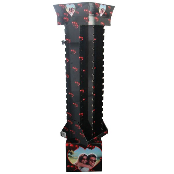 Patterned Free Standing Display Units For Glasses Advertisement ISO Approval