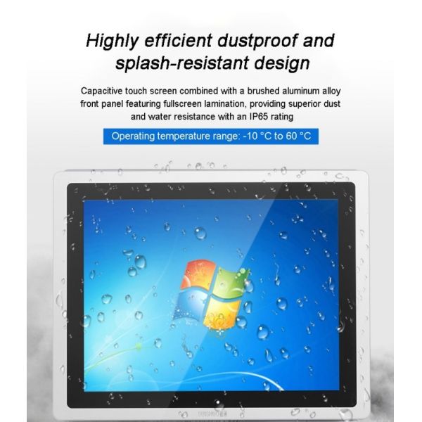 15 Inch Android Industrial Capacitive Wall-Mounted All-in-One With Capacitive Touch Screen Monitor Computer Embedded PC