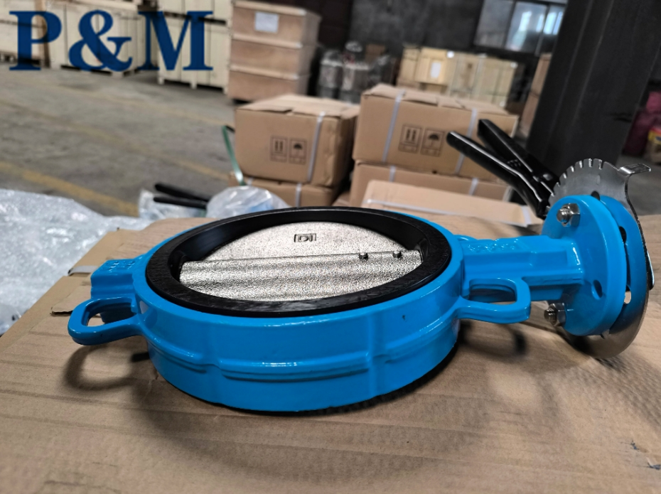resilient seal PN16/150LB butterfly valve with pin