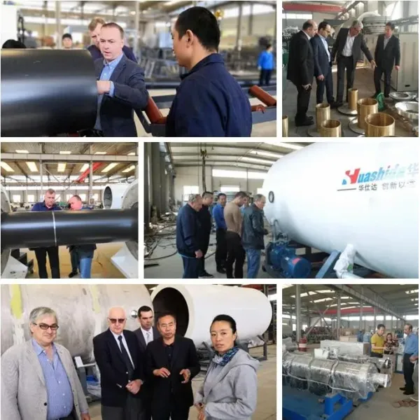 PUR Foaming spray Preinsulation Pipe Continuous Production Line