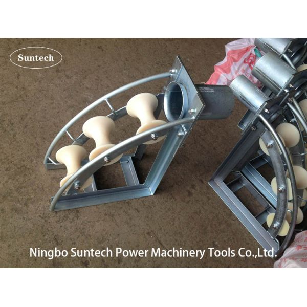 C Series SHL150C Cable Pulley Roller Three Rollers 150mm Tube Dia