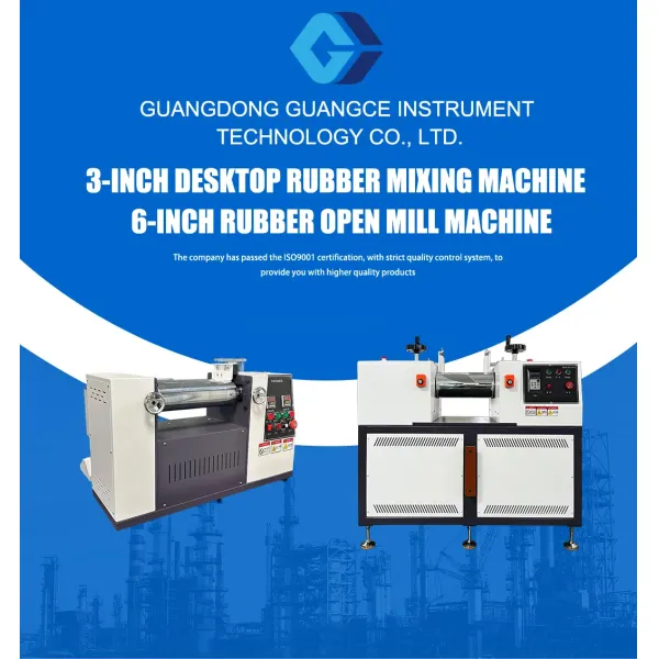 Factory Two-Roll Design Open Rubber Mixing Machine Testing Equipment for Plastic Processing