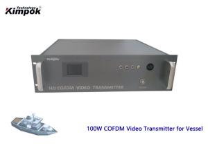 China 40 Watt HD COFDM Video Transmitter Video + Data Link For Military Long Range Mobile Communication on sale