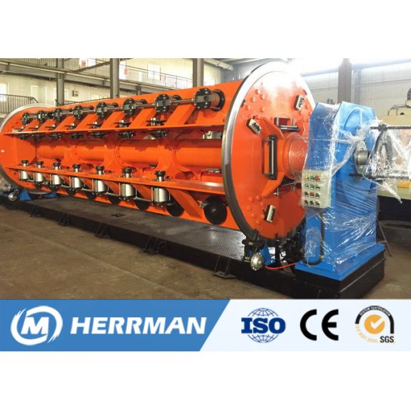 Cable Making Machine Assembly Sctructure Cable Stranding Machine Siemens Motor Driving Rigid Frame Stranding Machine