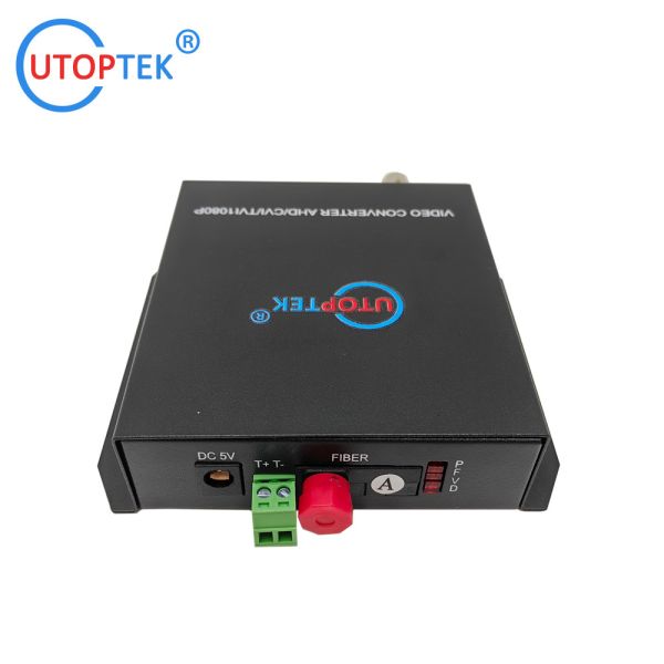 1ch 1080P BNC video,1ch Audio to Fiber FC/SC/ST 20km, HD-CVI/AHD/TVI 1080P Coaxial Video over Fiber Converter