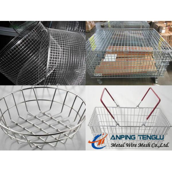 Stainless Steel Welded Wire Mesh for Making Basket and Shopping Cart