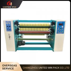 China OPP Sealing Tape Slitting Machine Automatic Feeding Device 180m/min on sale