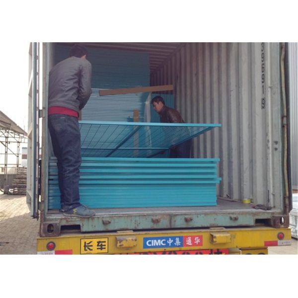Canada Standard Temporary Metal Fencing with PVC Coating