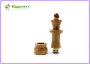 Quality Thumb International Chess Wooden USB Flash Drive 2.0 Memory For PC / Notebook for sale